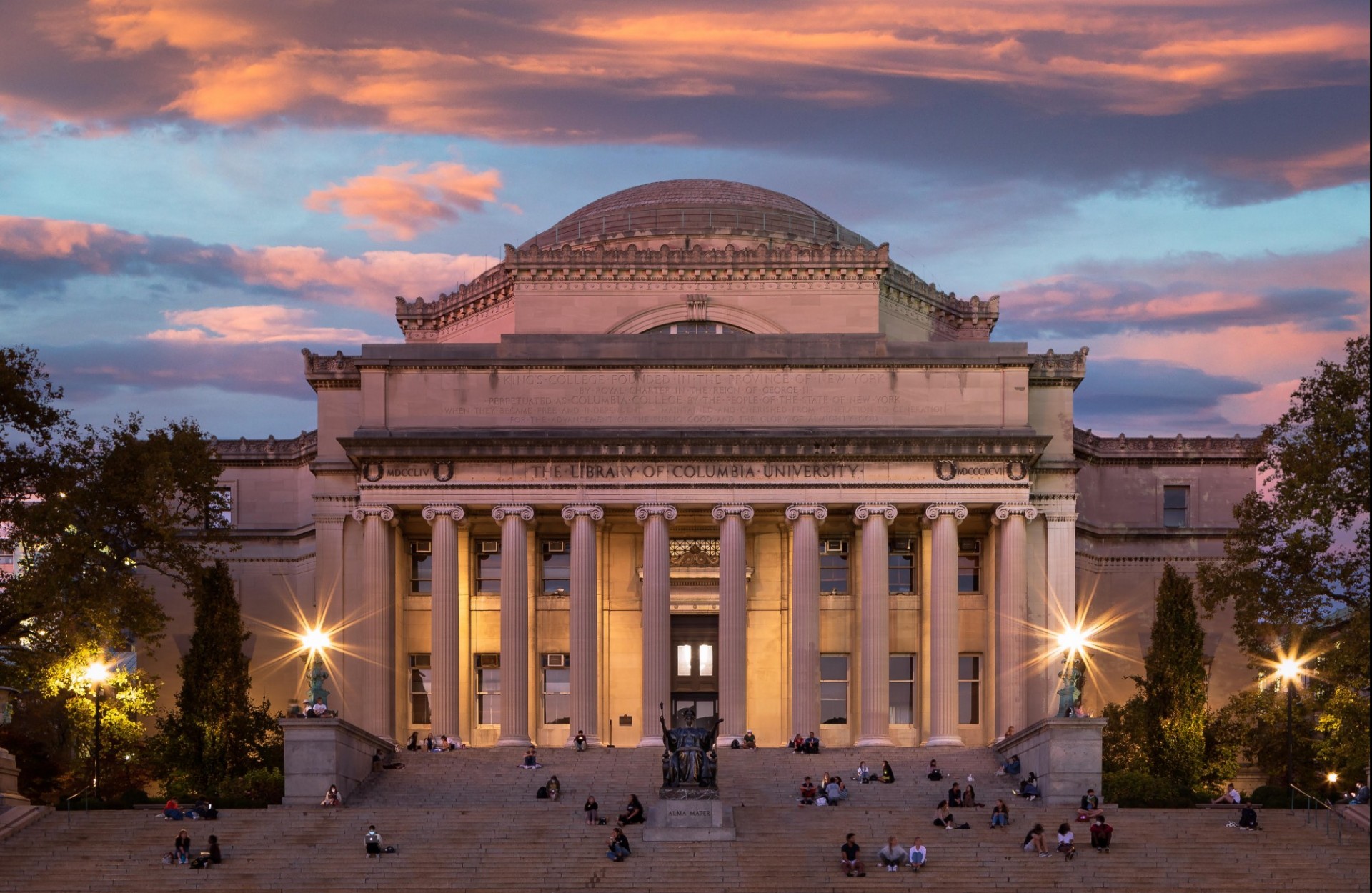 Low Library at sunset